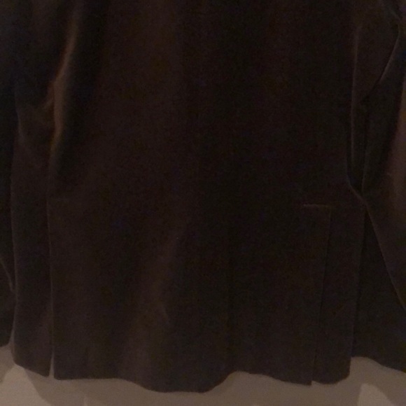 Chocolate Brown Velvet Blazer - Picture 3 of 6